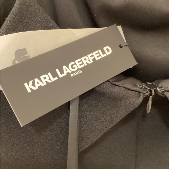NWT Black Ruffle Karl Lagerfield dress 🖤👗 - Picture 10 of 14